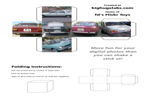 Ein Präsentationsschieb mit Fahrzeugen auf einer Straße mit Text darauf.