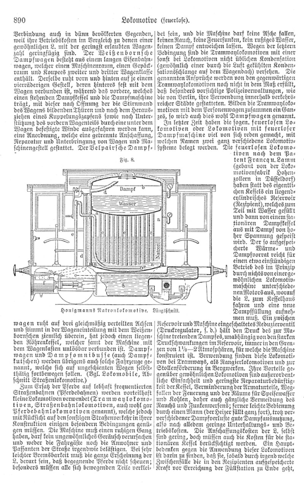 Ausführliches Schema-Diagramm eines Automotors aus dem deutschen Patent 890,000,000, das Komponenten wie Kolben und Ventile zeigt.